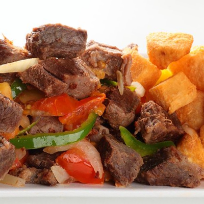 Porção de Jabá com Mandioca