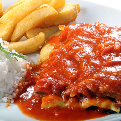 Filé de Frango a Parmegiana