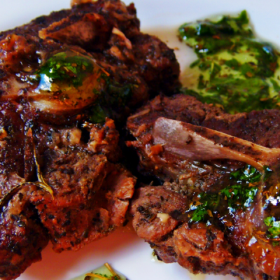 Porção de Carneiro ao Molho